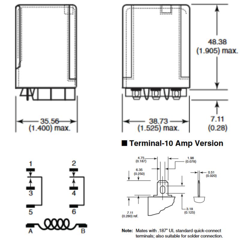 RELAY DC 12V 6017